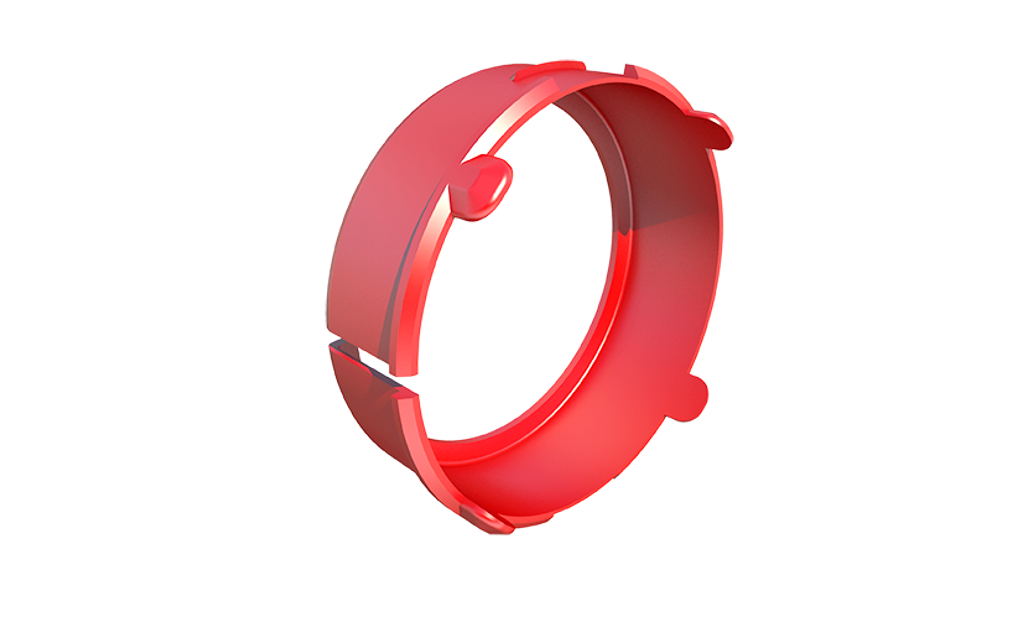 Anello anti-sfilamento per condotto semirigido D90 Eurotherm