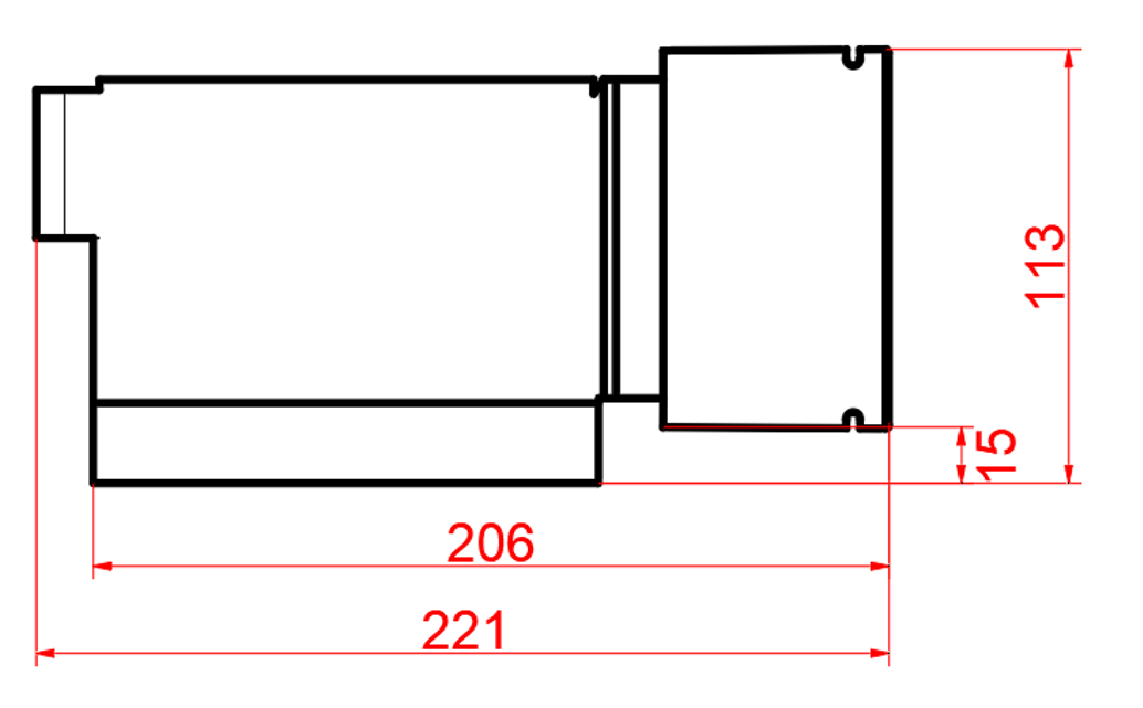 Dimensioni plenum bocchetta tondo Eurotherm