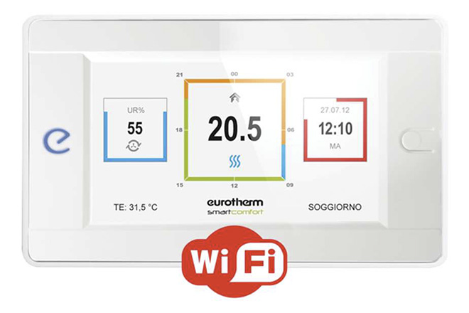 Nuovo listino Eurotherm 2017 regolazione Smartcontrol 2.0 con wi-fi integrato