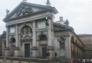 Ristrutturazione impianto radiante a pavimento a basso spessore Zeromax chiesa San Agostino Volumnia Gallery Piacenza