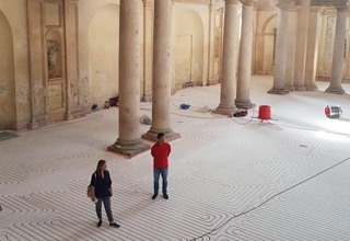 Ristrutturazione impianto radiante a pavimento a basso spessore Zeromax chiesa San Agostino Volumnia Gallery Piacenza