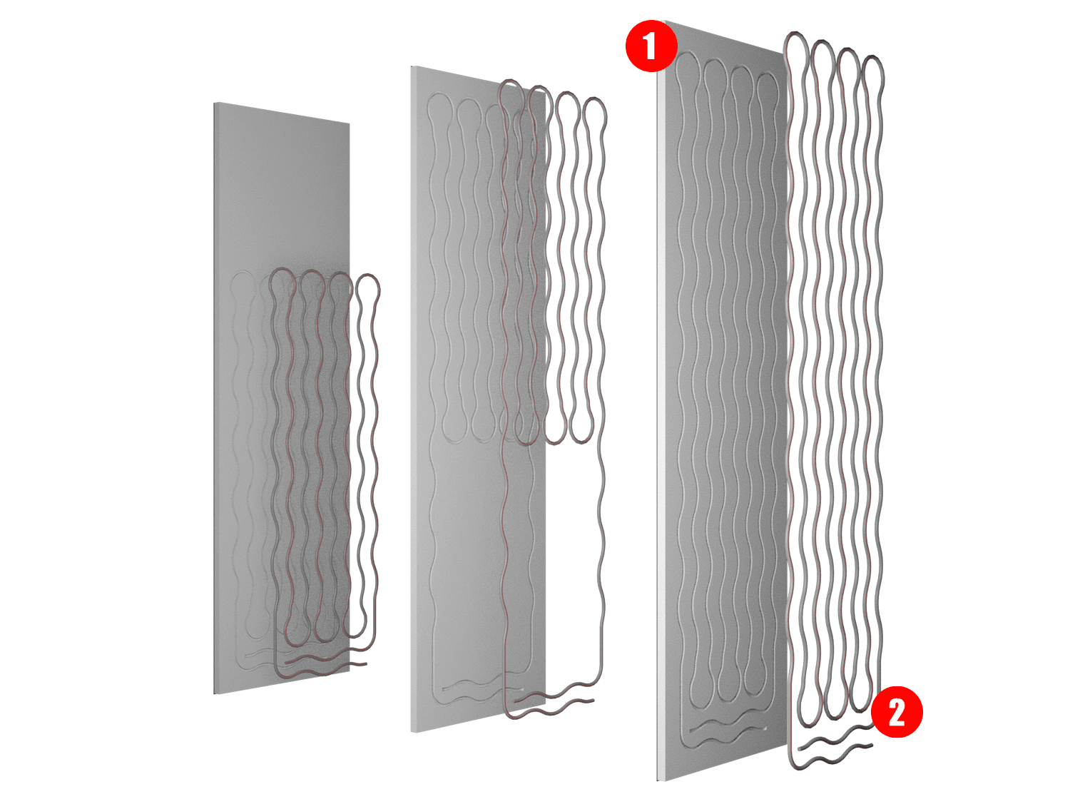 Wall radiant system Leonardo